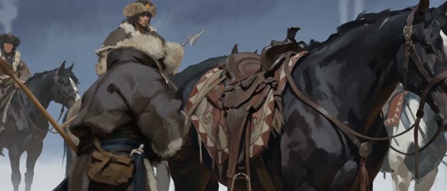Style: 8K IMAX, traditional hand-drawn 2D animation, animated on twos at 12 frames per second — each drawing held for two frames then replaced, choppy stepped motion cadence, visible pose-to-pose timing, distinct keyframe drawings with no smooth in-between interpolation, hand-painted oil-brush texture on every drawing, brushstrokes shifting and redrawn from frame to frame, line jitter and boil between frames. No 3D render, no game engine, no CGI smoothness. The 12 principles of animation through