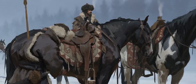Style: 8K IMAX, traditional hand-drawn 2D animation, animated on twos at 12 frames per second — each drawing held for two frames then replaced, choppy stepped motion cadence, visible pose-to-pose timing, distinct keyframe drawings with no smooth in-between interpolation, hand-painted oil-brush texture on every drawing, brushstrokes shifting and redrawn from frame to frame, line jitter and boil between frames. No 3D render, no game engine, no CGI smoothness. The 12 principles of animation through